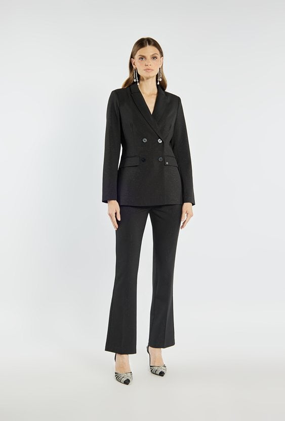 Elegancka marynarka z subtelnym połyskiem