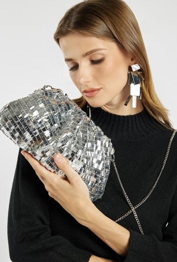 Mała cekinowa torebka