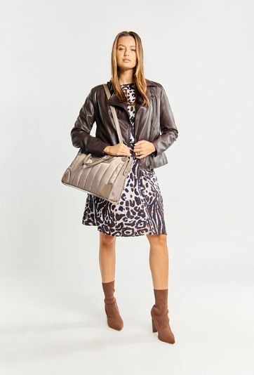 Torba na laptopa z ciekawym pikowaniem