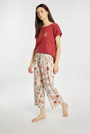 Spodnie od piżamy z wzorem