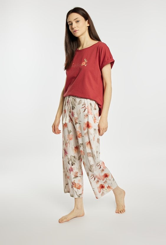 Spodnie od piżamy z wzorem