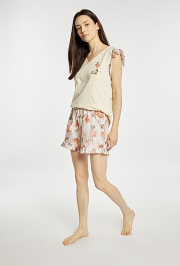 Spodenki od piżamy z wzorem