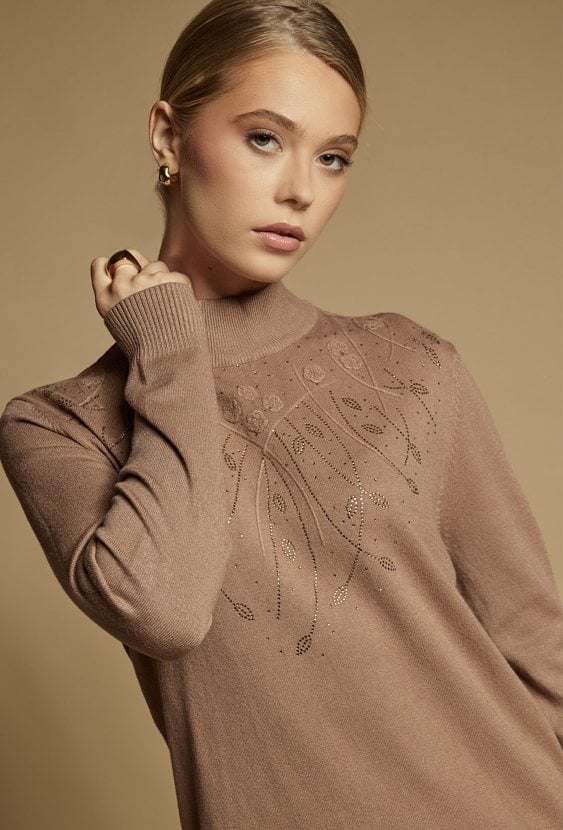 Sweter damski z wiskozą