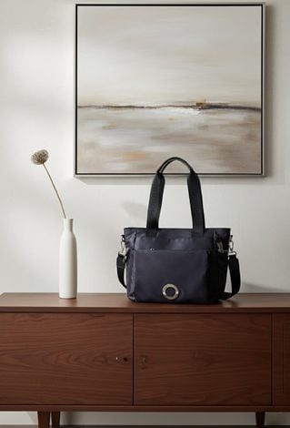 Shopper damski z kieszeniami