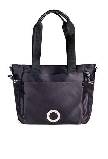 Shopper damski z kieszeniami