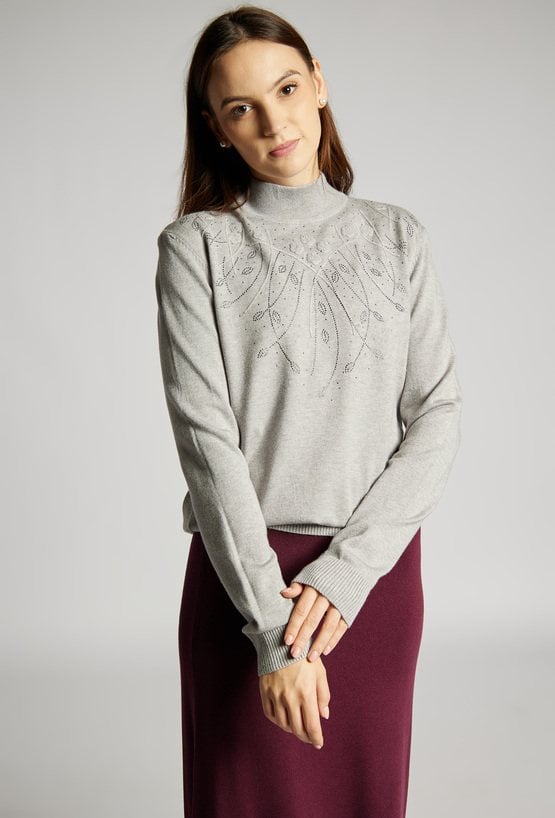 Sweter damski z wiskozą