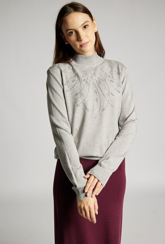 Sweter damski z wiskozą