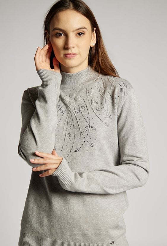 Sweter damski z wiskozą