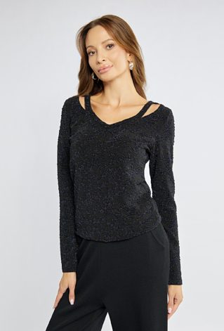 Bluzka z połyskiem