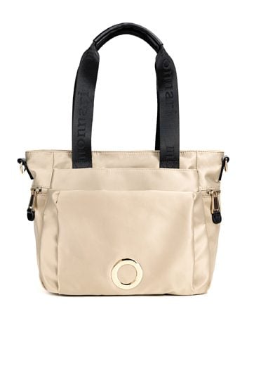 Shopper damski z kieszeniami