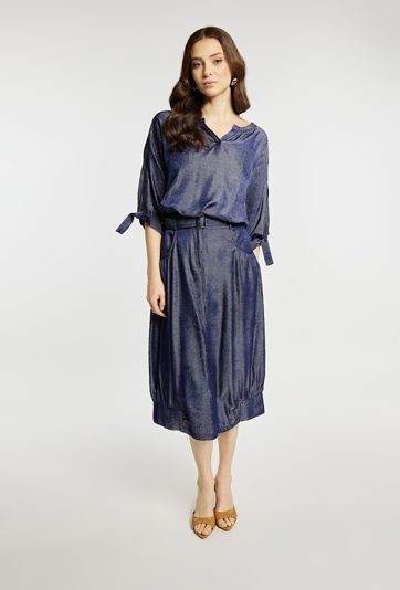 Spódnica o długości midi