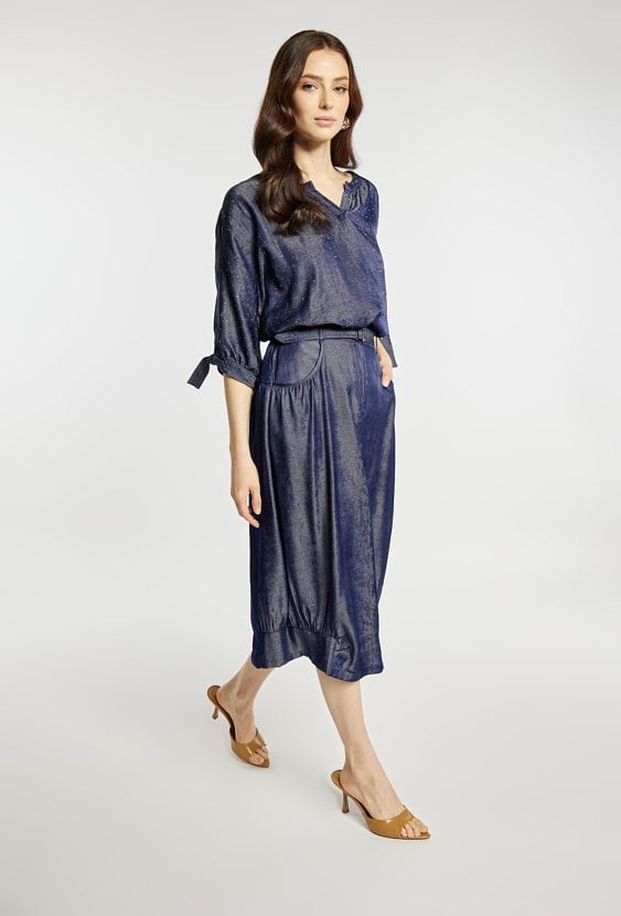 Spódnica o długości midi