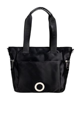 Shopper damski z kieszeniami