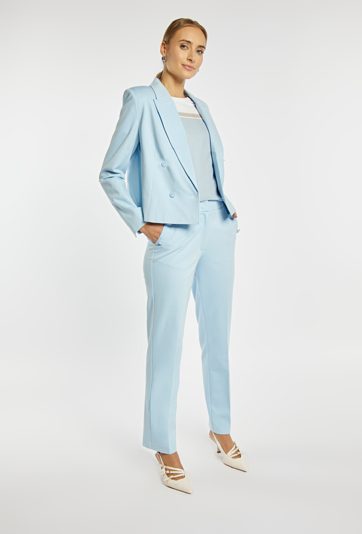 Elegancki, dwurzędowy żakiet