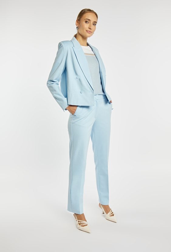 Elegancki, dwurzędowy żakiet