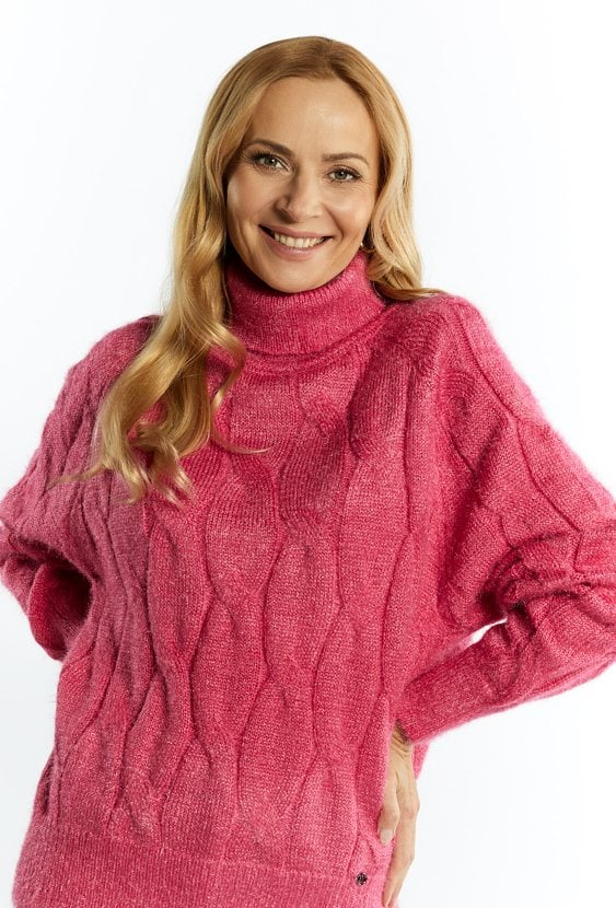 Sweter damski z golfem