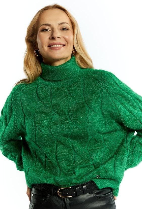 Sweter damski z golfem