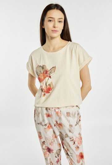 Koszulka od piżamy z wzorem