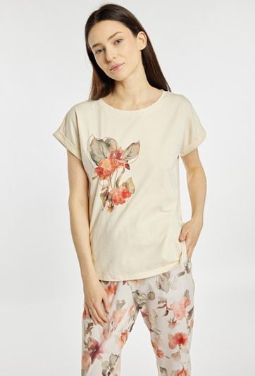 Koszulka od piżamy z wzorem