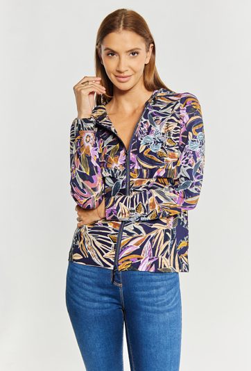 Wzorzysta bluza damska