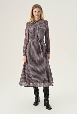 Szmizjerka maxi w ciekawy print