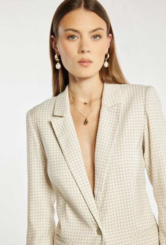 Marynarka z delikatnym wzorem