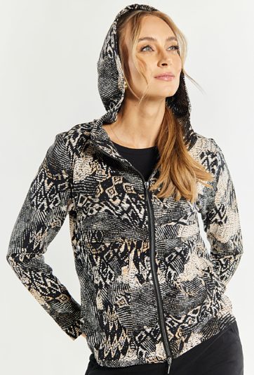 Wzorzysta bluza damska