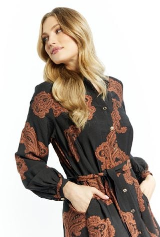 Wiskozowa sukienka damska