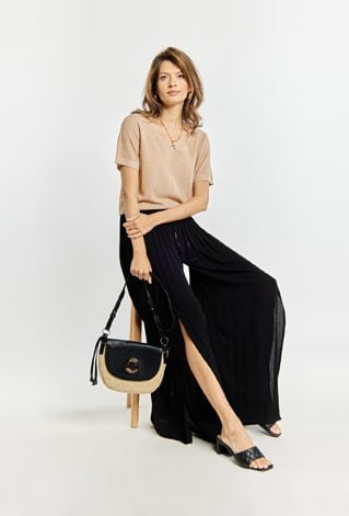 Pleciona torba z klapą