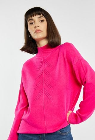 Sweter damski z małymi dżetami