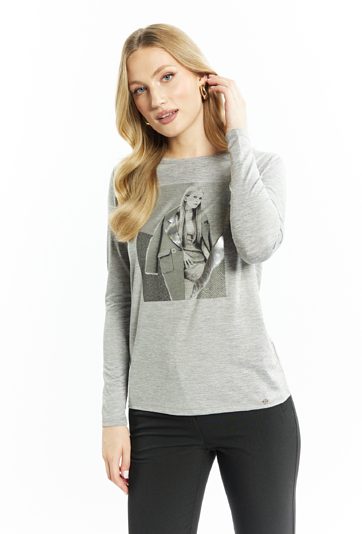 T-shirt damski z nadrukiem