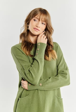 Swetrowa sukienka damska