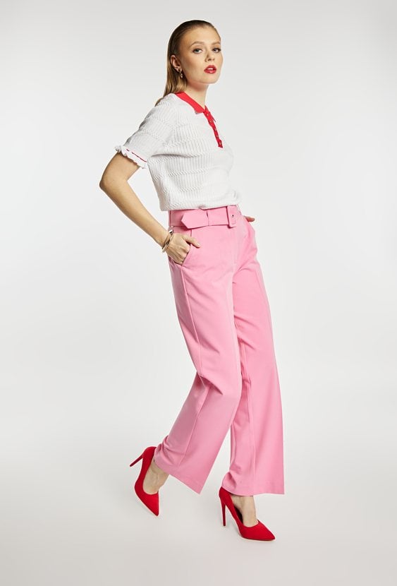 Sweter damski z kołnierzem