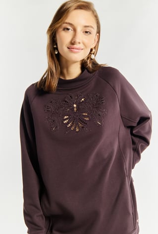 Bluza damska z haftem