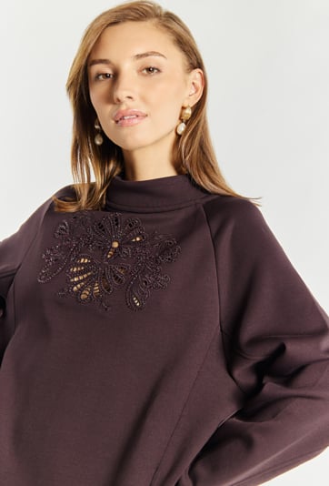 Bluza damska z haftem