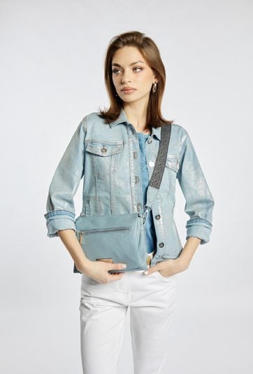 Stylowa torba damska zapinana na suwak