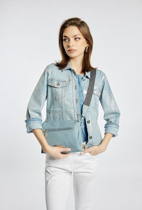 Stylowa torba damska zapinana na suwak