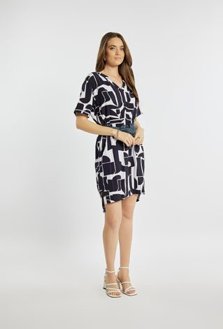 Wiskozowa sukienka damska