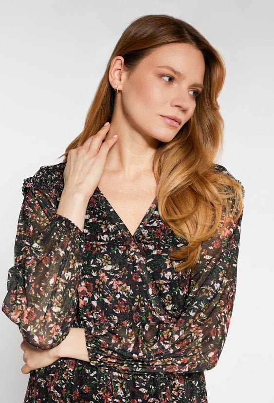 Sukienka ze zwierzęcym wzorem