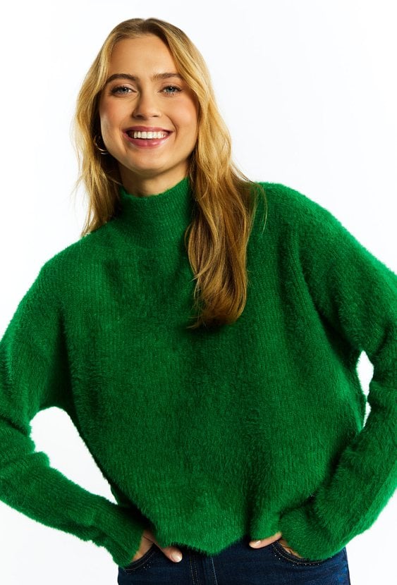 Sweter damski z półgolfem