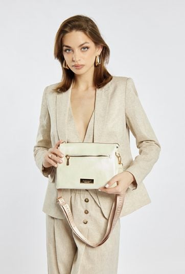 Stylowa torba damska zapinana na suwak