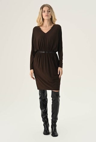 Sukienka w kolorze dark chocolate