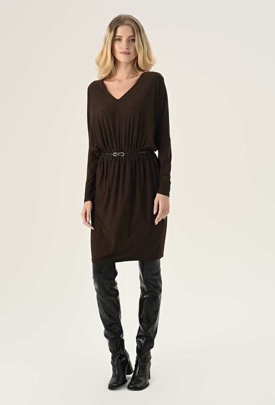 Sukienka w kolorze dark chocolate