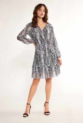 Sukienka ze zwierzęcym wzorem