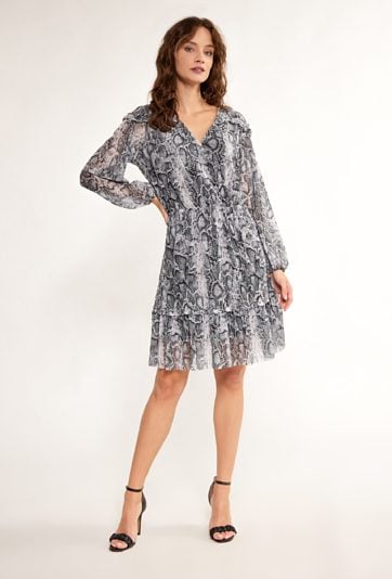 Sukienka ze zwierzęcym wzorem