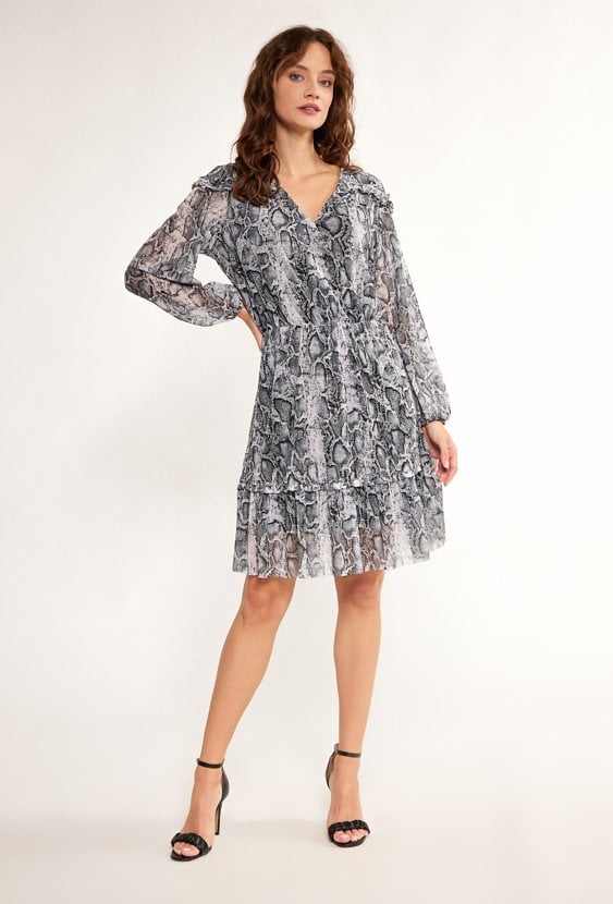 Sukienka ze zwierzęcym wzorem