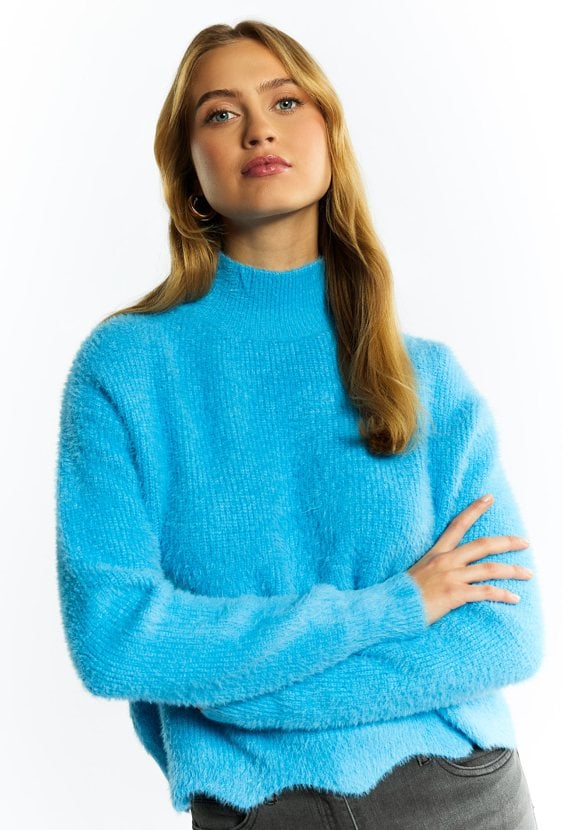 Sweter damski z półgolfem