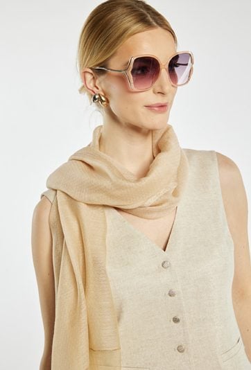 Chusta z dodatkiem jedwabiu