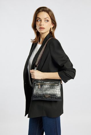 Stylowa torba damska zapinana na suwak