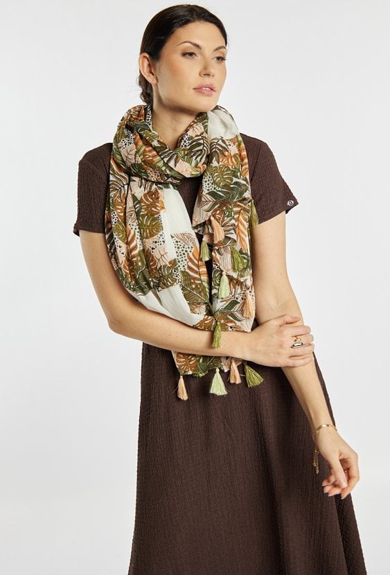 Szal damski z wzorem